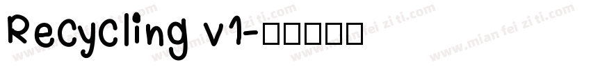 Recycling v1字体转换